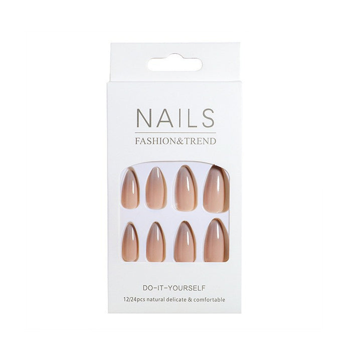 Natural Glossy Press-On Nail Tips Bowlift