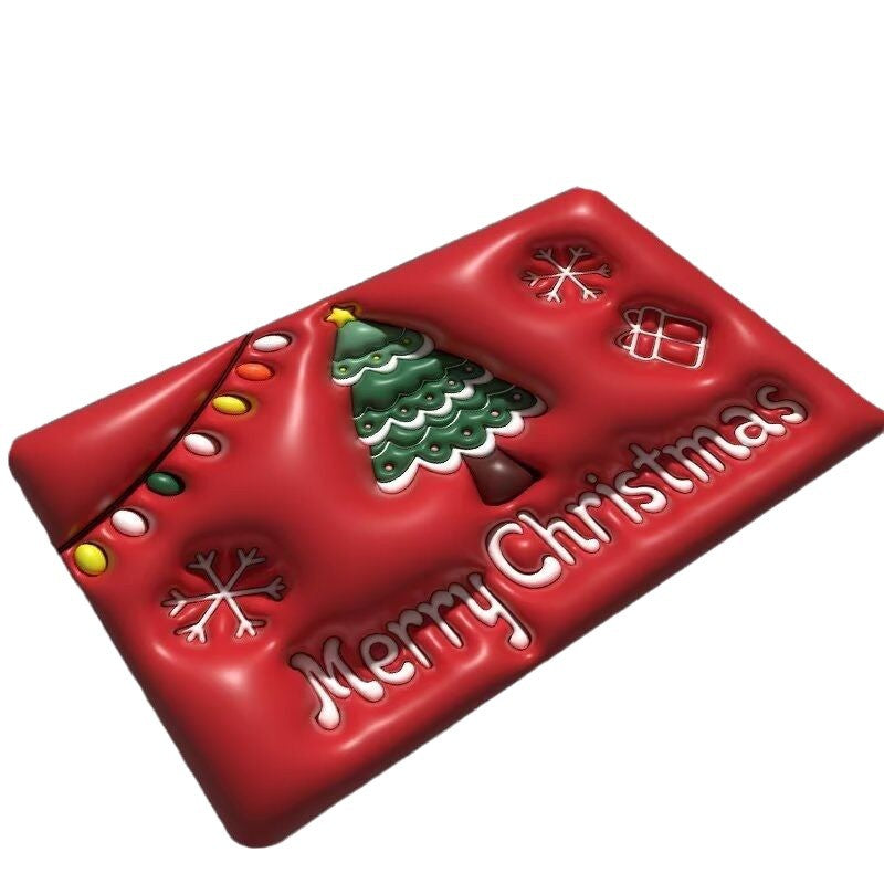 Christmas Themed Floor Mat Bowlift