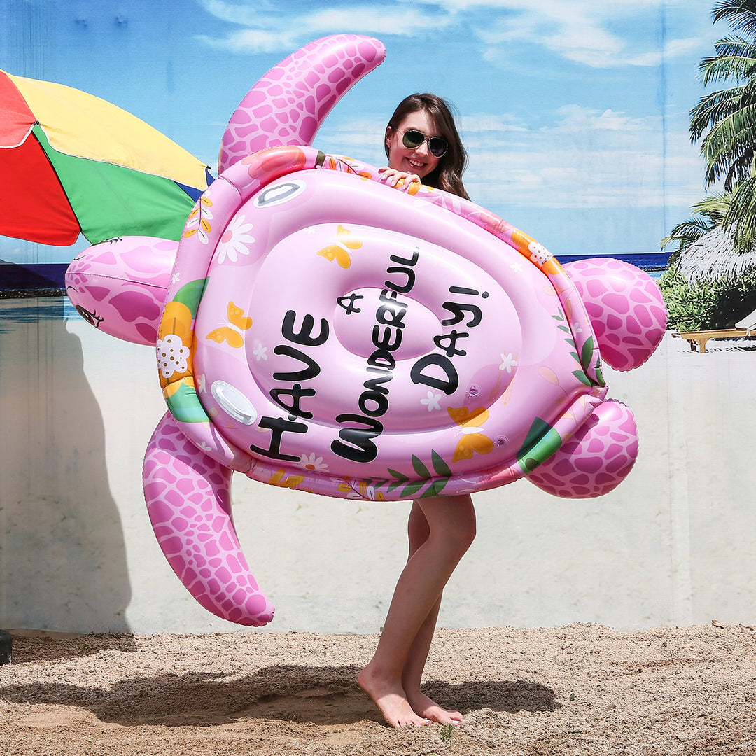 Ladies Inflatable Sea Turtle Lounger Bowlift
