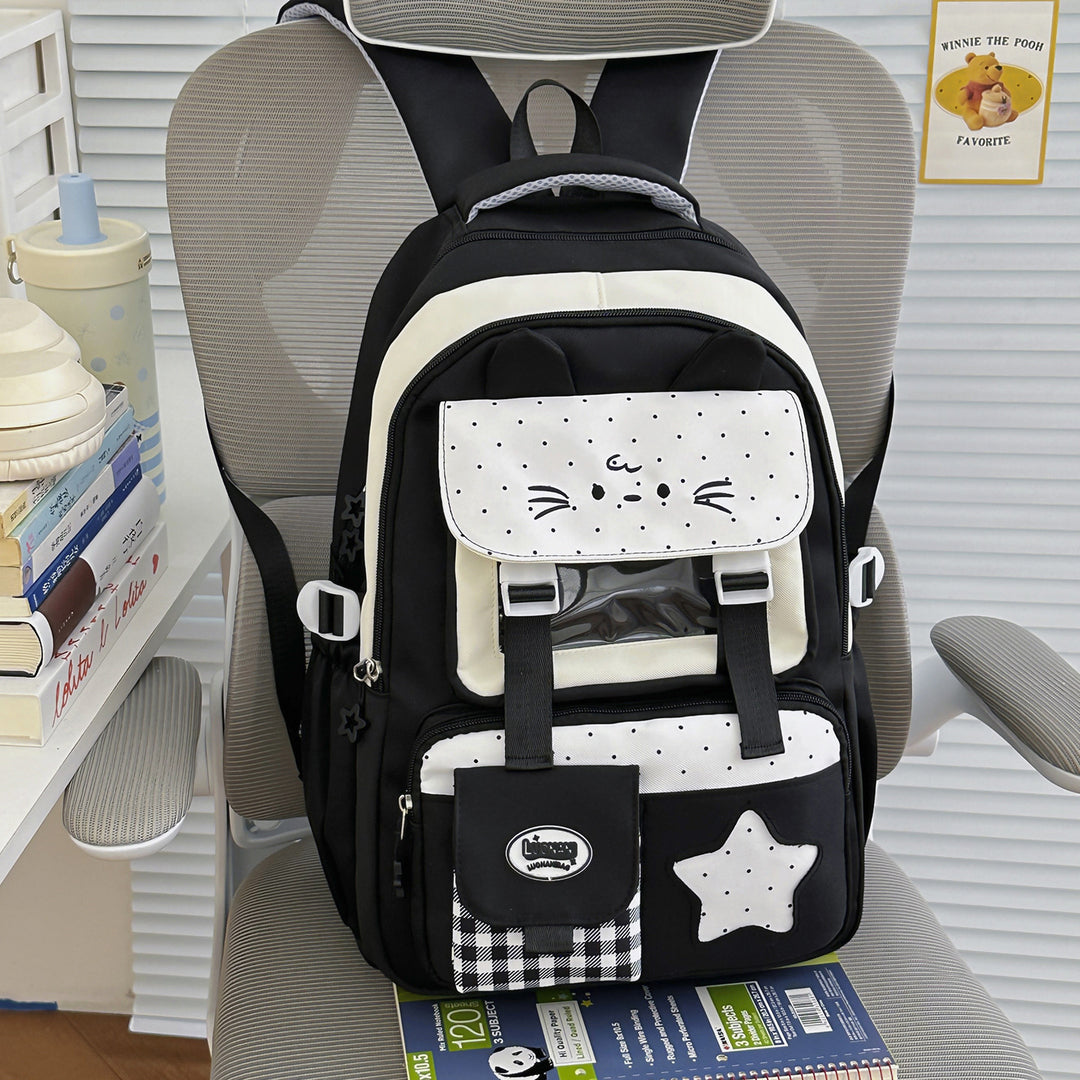Cute Cat-Ear Themed Backpack Bowlift