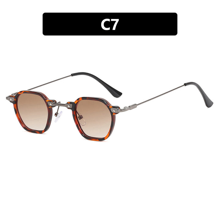 Women's fashionable sunglasses in elegant design with hexagonal frame Bowlift
