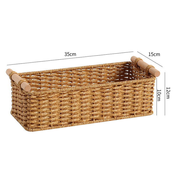 Rectangular Woven Storage Caddy Bowlift