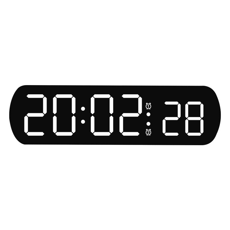 Digital radio alarm clock with multicolored LED display Bowlift