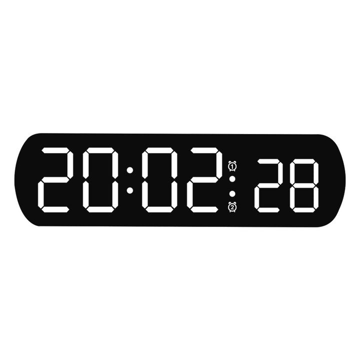 Digital radio alarm clock with multicolored LED display Bowlift