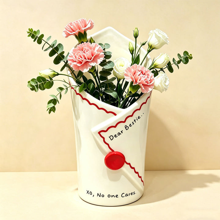 Unique Letter-Shaped Decorative Planter