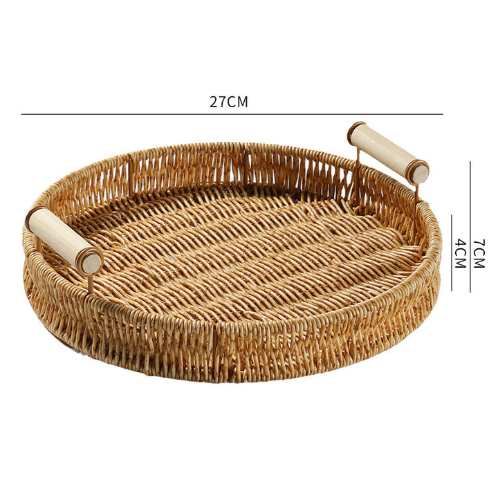 Decorative Rattan Serving Bowlift