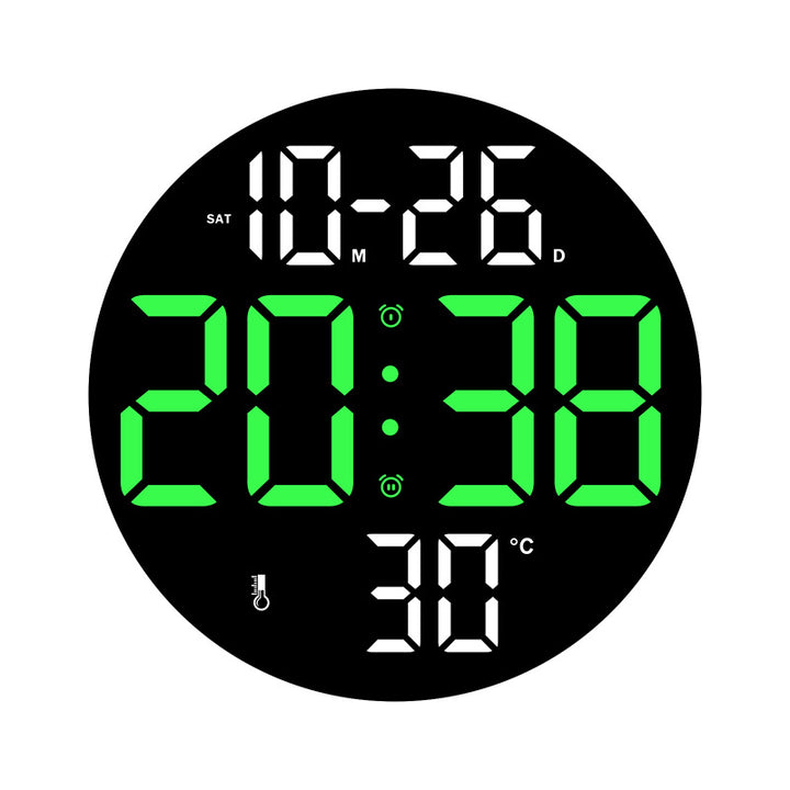 Digital wall clock with temperature and hygrometer function Bowlift