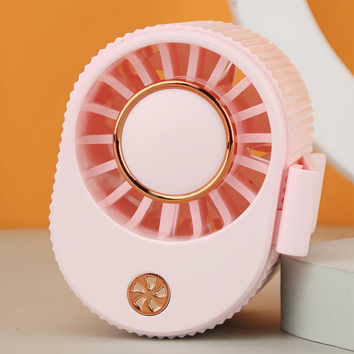 Ladies portable mini hand fan with rechargeable battery Bowlift
