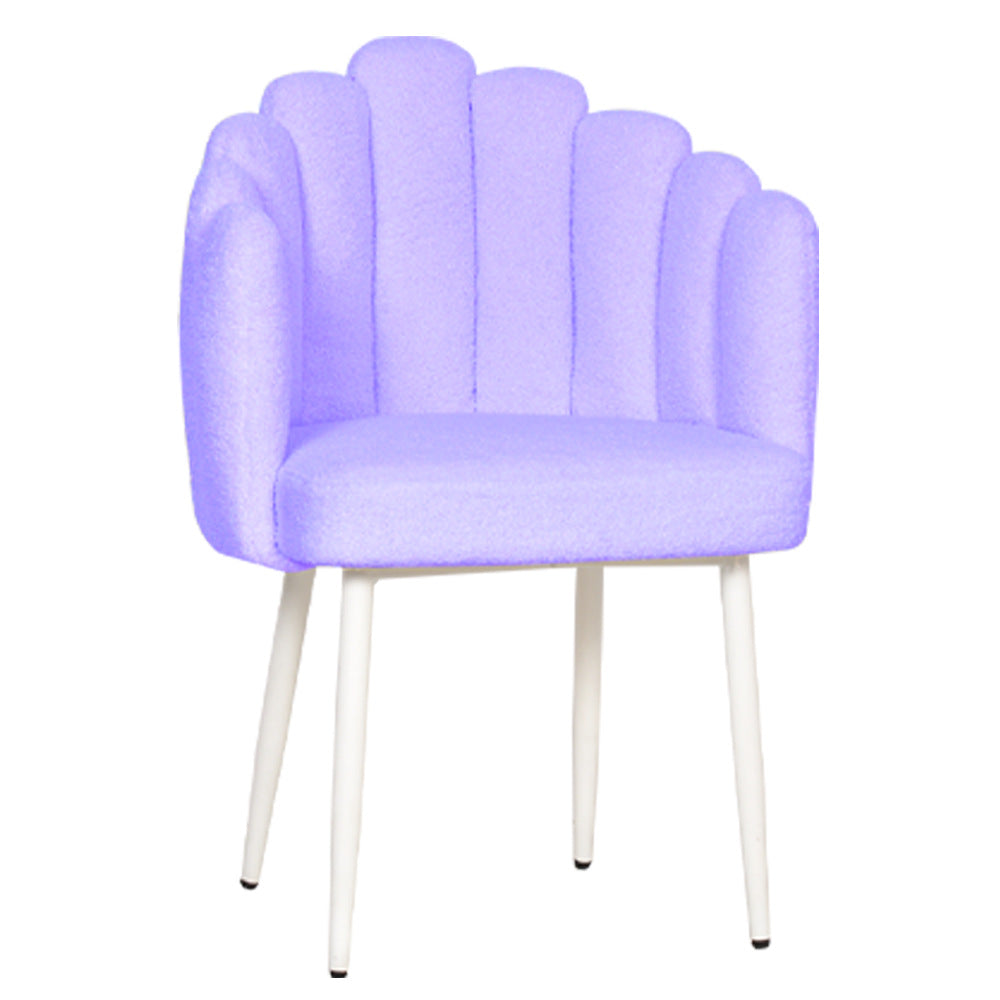 Plush Upholstered Accent Chair Bowlift