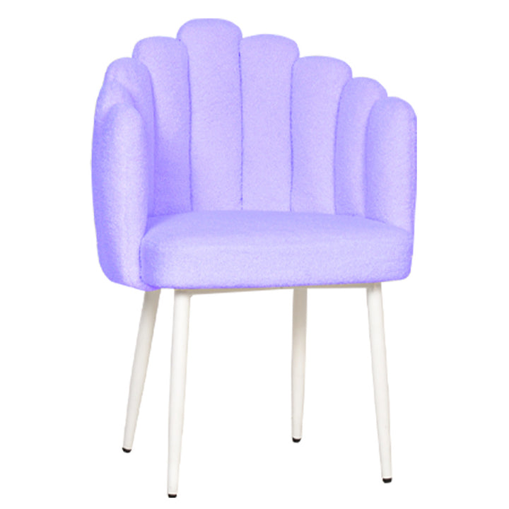 Plush Upholstered Accent Chair Bowlift