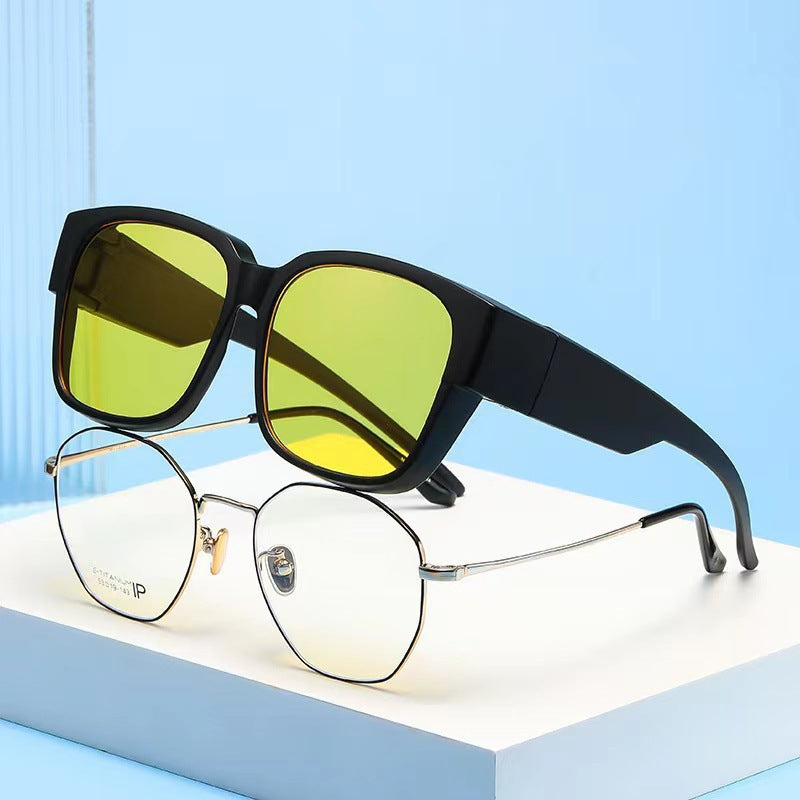 Fashionable Oversized Sunglasses Bowlift