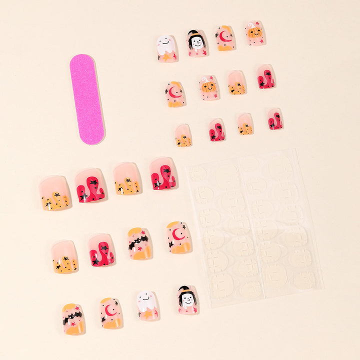 Halloween-Themed Whimsical Nail Art Set Bowlift