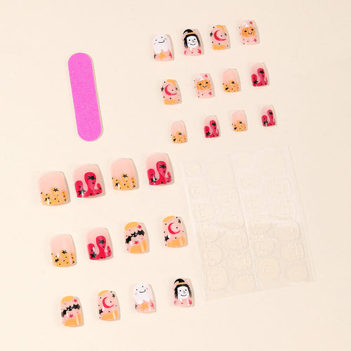 Halloween-Themed Whimsical Nail Art Set Bowlift