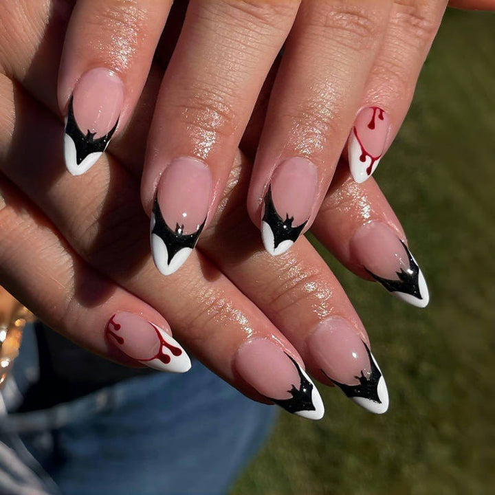 Artistic Gothic Press-On Nails Bowlift