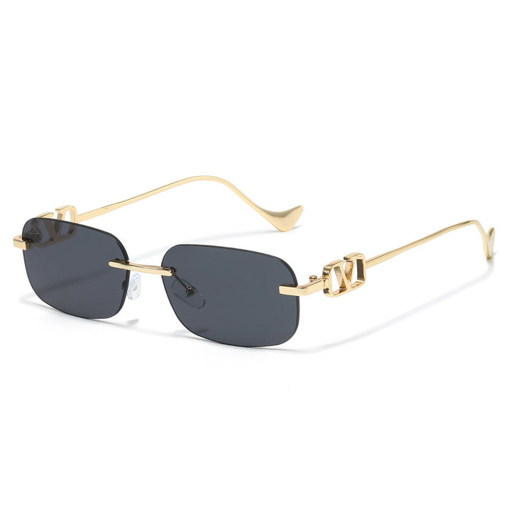 Chic Vintage-Inspired Rectangle Sunglasses Bowlift