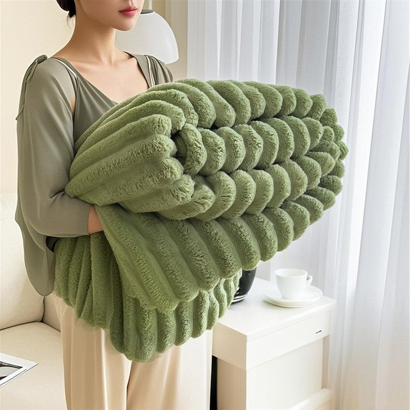 Women high-quality cuddle blanket with 3D structure Bowlift