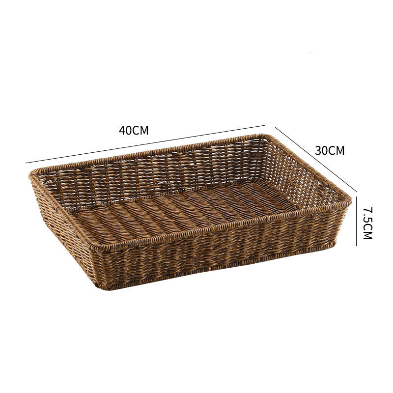 Natural Woven Storage Tray Bowlift