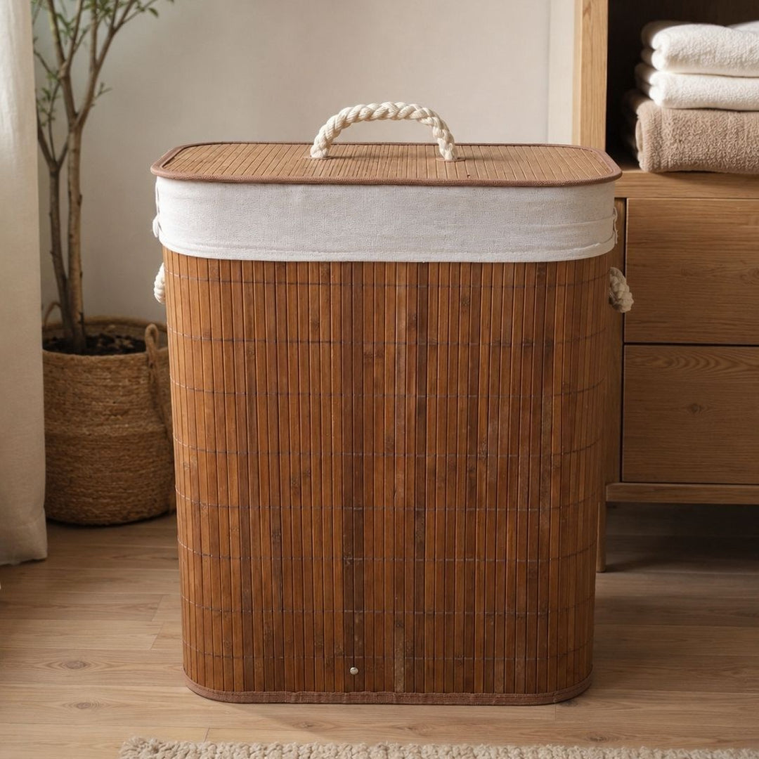 Laundry basket with lid and handle Bowlift
