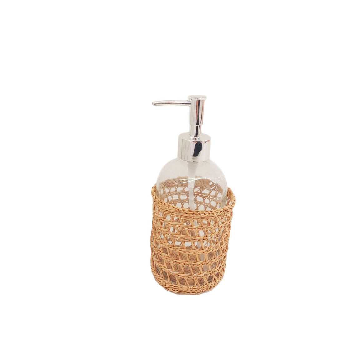 Decorative Woven Soap Dispenser Bowlift