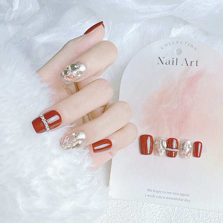 Handmade Press-On Nail Set Bowlift