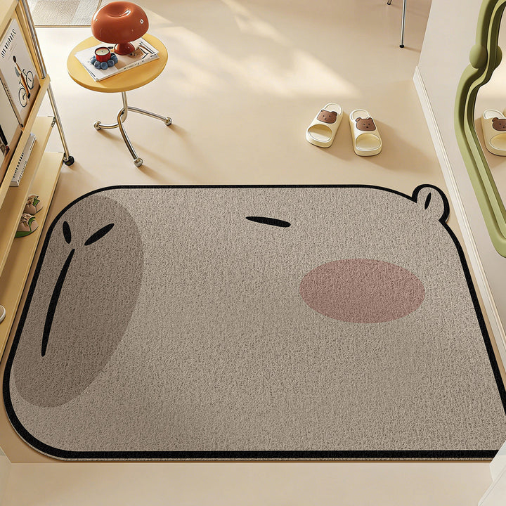Fun Animal-Themed Plush Area Mat