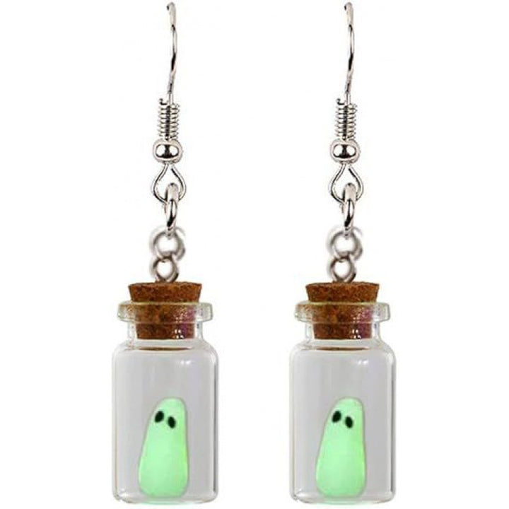 Ghost-In-A-Jar Dangle Earrings Bowlift