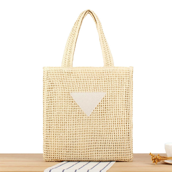 Handbag Made of Natural Wicker with Minimalist Details Bowlift