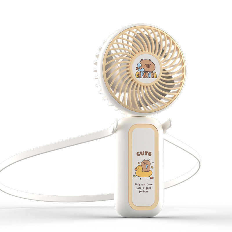 Women's Portable Neck Fan with Cute Animal Design Bowlift