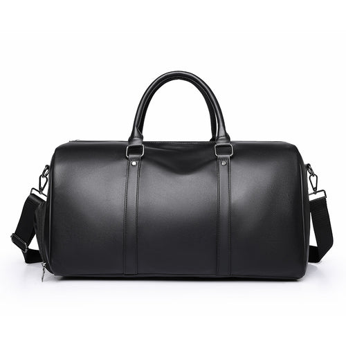 Premium Leather Weekend Travel Duffel Bag Bowlift