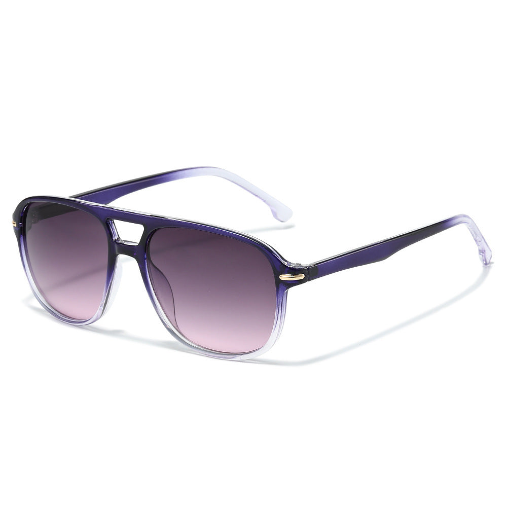 Oversized Gradient Lens Shield Sunglasses Bowlift