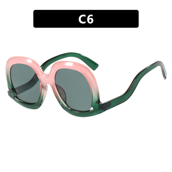 Women's oversized sunglasses with fashionable design Bowlift