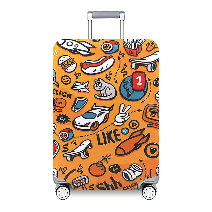 Women's Travel Suitcase with Colorful Floral Design Bowlift
