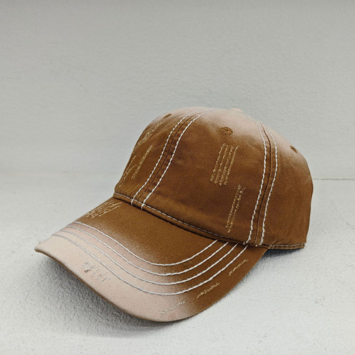 Men's Classic Distressed Cotton Baseball Cap Bowlift