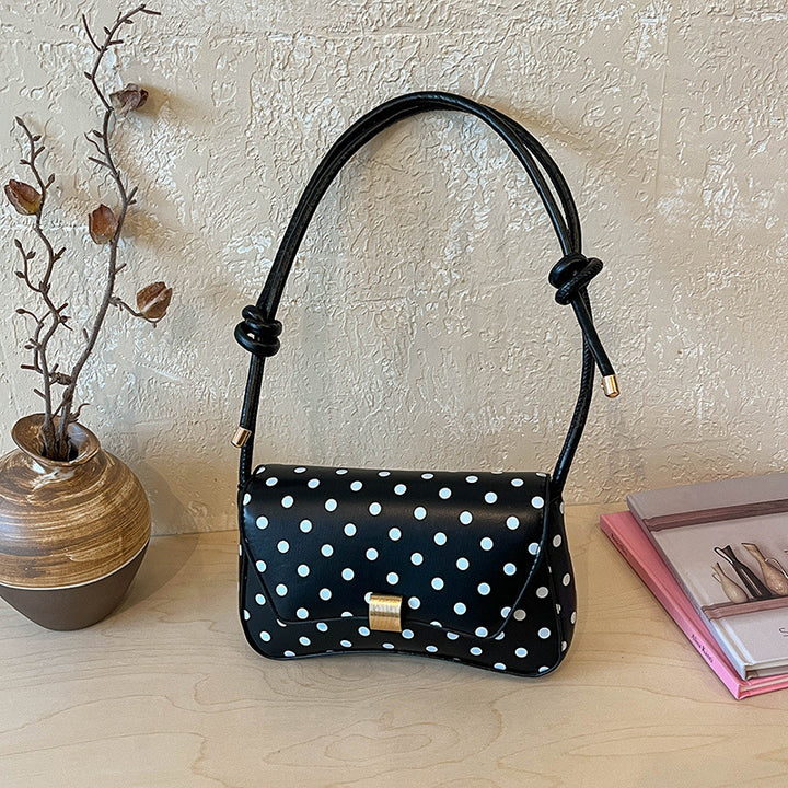 WoChic Polka Dot Shoulder Handbag Bowlift