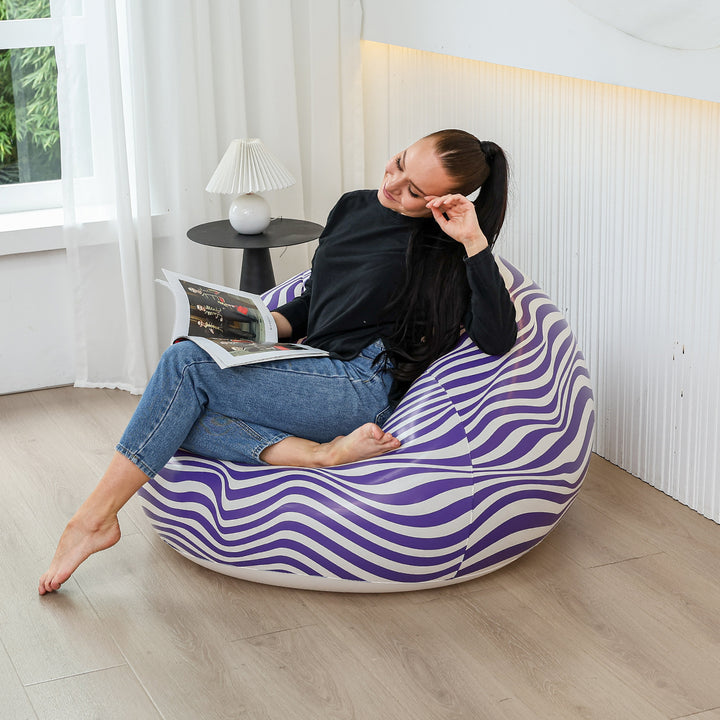 Women's Inflatable Comfort Sofa with Ergonomic Backrest Bowlift