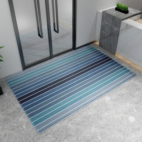 Decorative Striped Outdoor Mat Bowlift