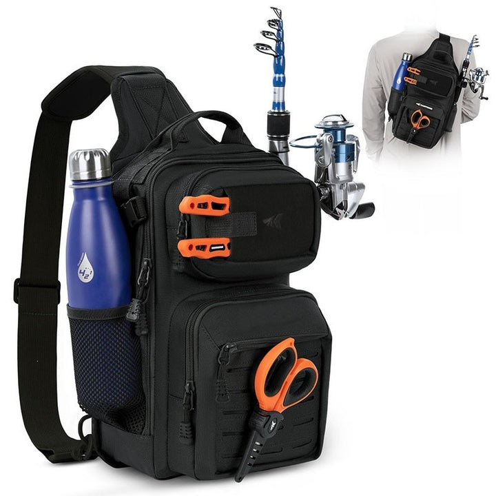 Tactical Fishing Gear Sling Bag Bowlift