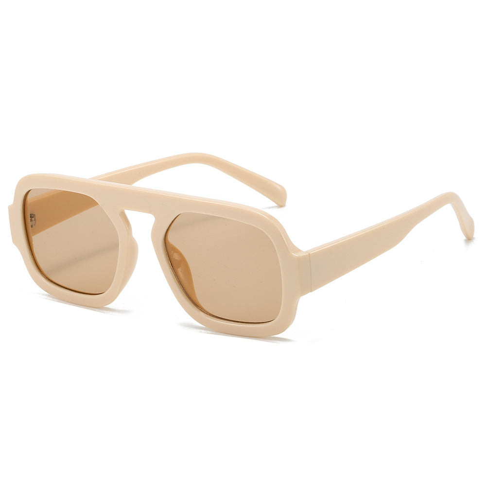 Oversized Geometric Lens Sunglasses Bowlift