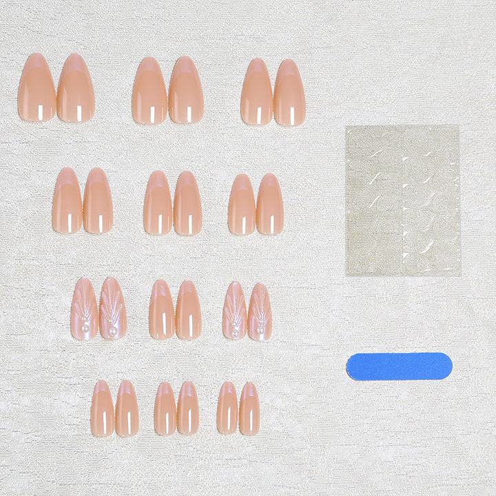 Artificial nail set with elegant 3D design Bowlift
