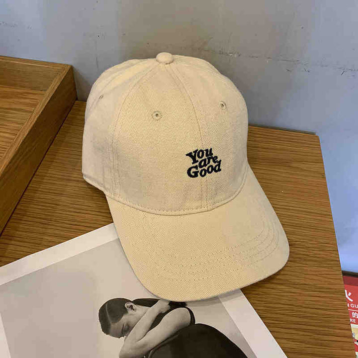 Men's Casual Distressed Message Baseball Cap Bowlift