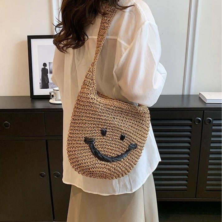 Handbag with Smiling Motif Bowlift