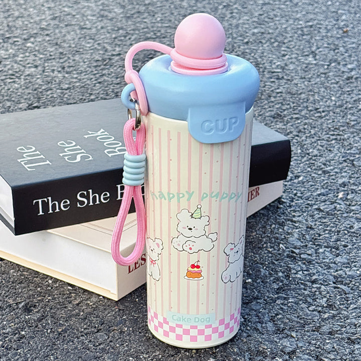 Ladies funny cat water bottle Bowlift