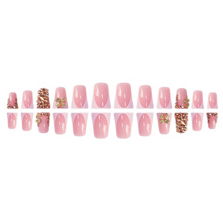 3D Decorative Press-On Nail Set Bowlift