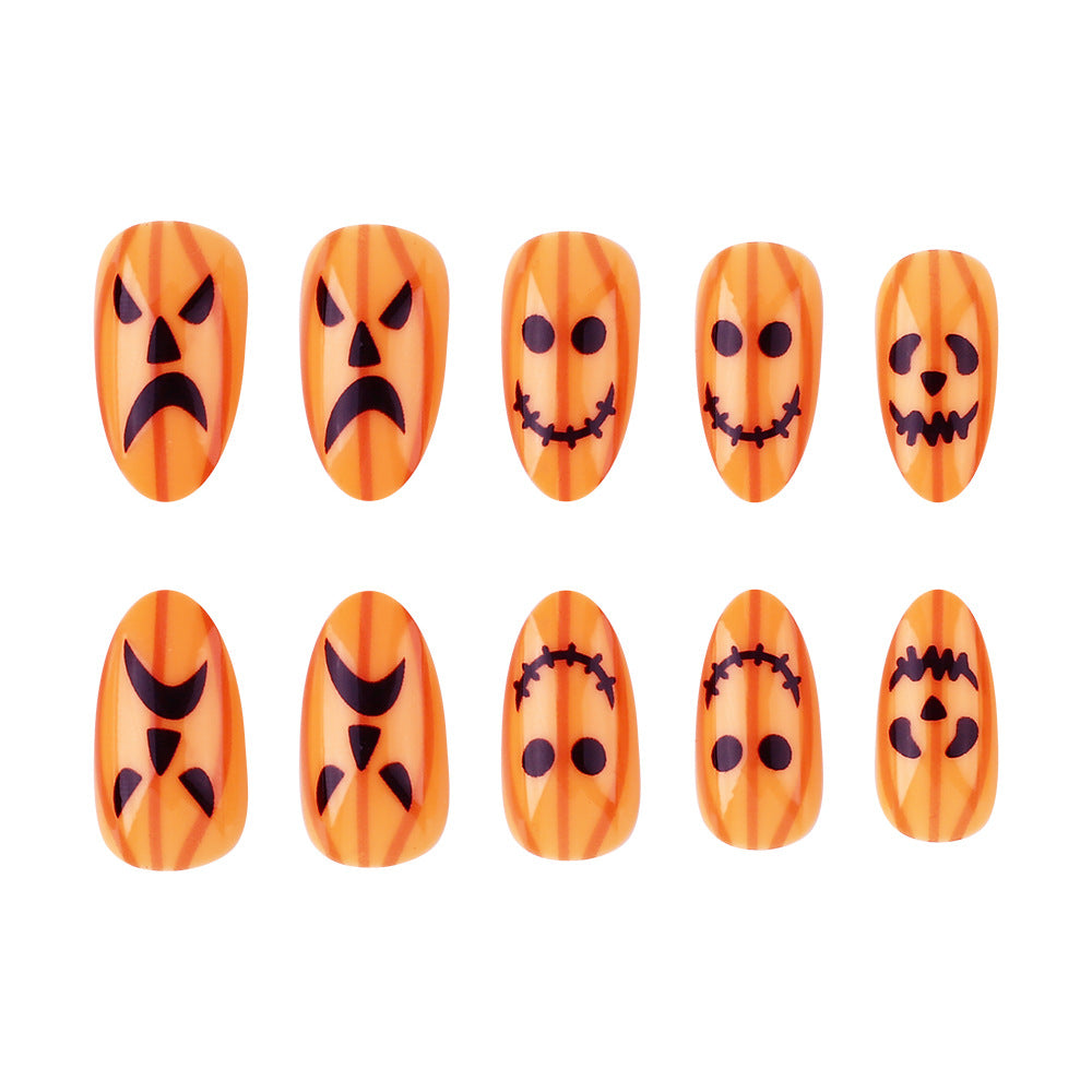 Halloween-Themed Press-On Nail Set Bowlift