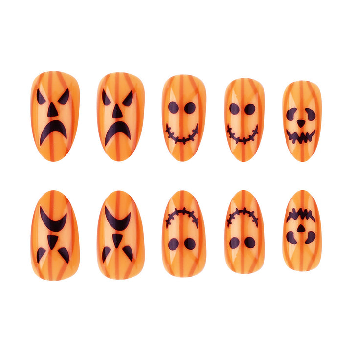 Halloween-Themed Press-On Nail Set Bowlift
