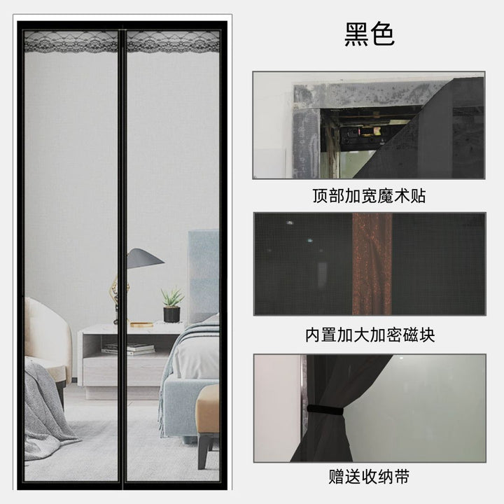 Fly screen with magnetic closure Bowlift