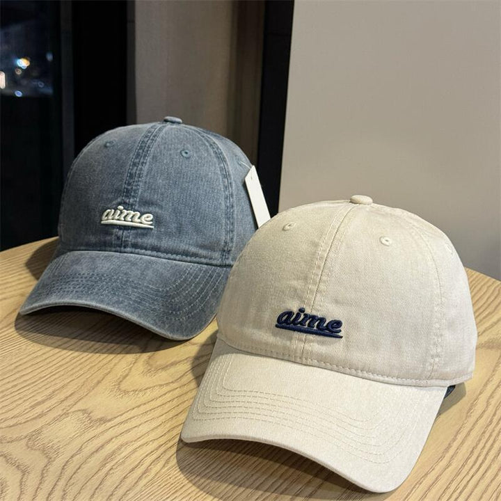 Women's Casual Vintage-Inspired Cotton Baseball Cap Bowlift