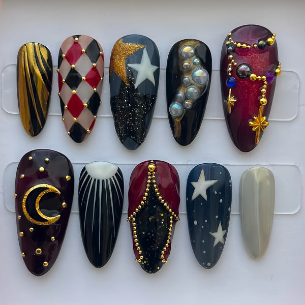 Thematic Artisan Press-On Nail Set Bowlift