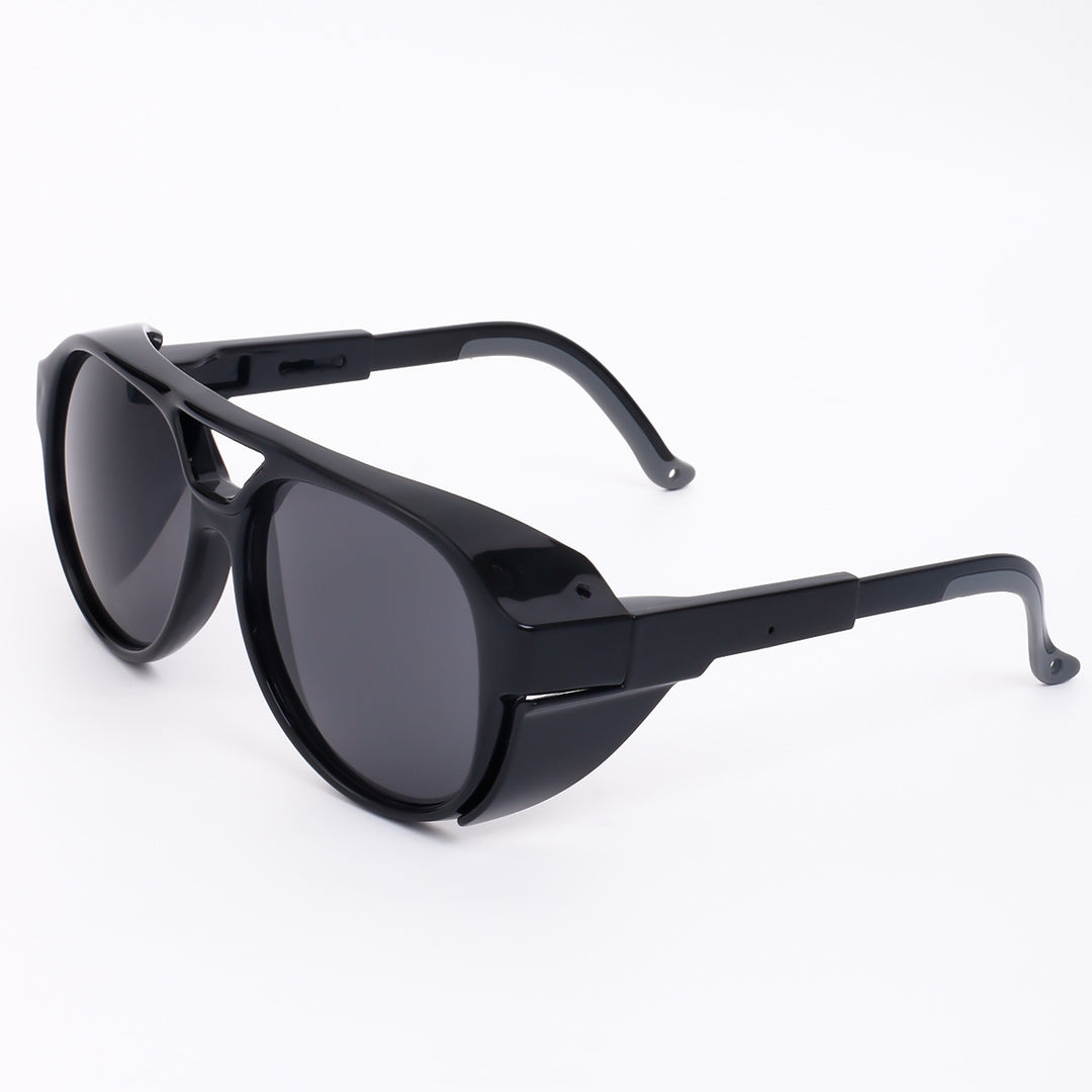 Women's oversized sunglasses in geometric design with sturdy frame and polarized lenses Bowlift