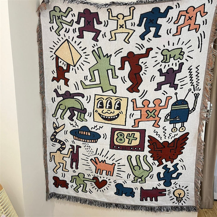 Artistic Landscape Tapestry Blanket
